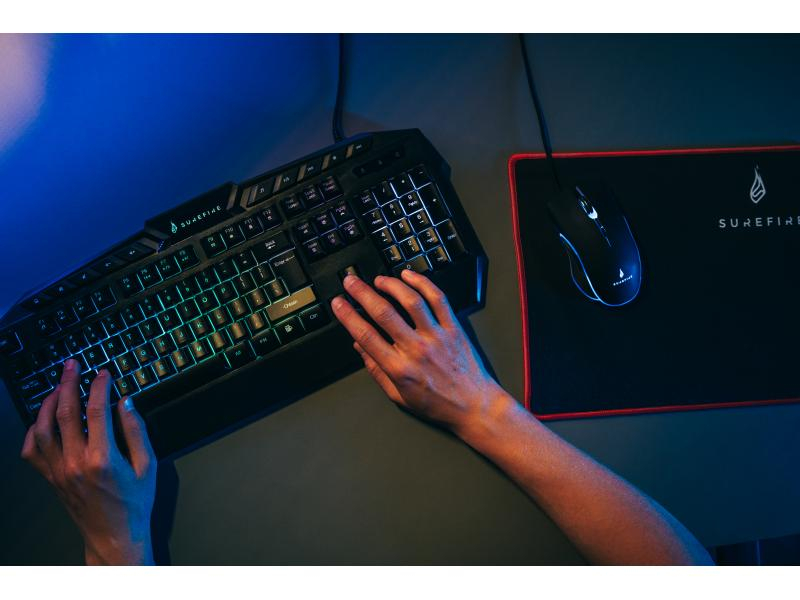 Verbatim SureFire Kingpin Gaming Combo 48825-482 (Keyboard, Mouse & Mousepad)
